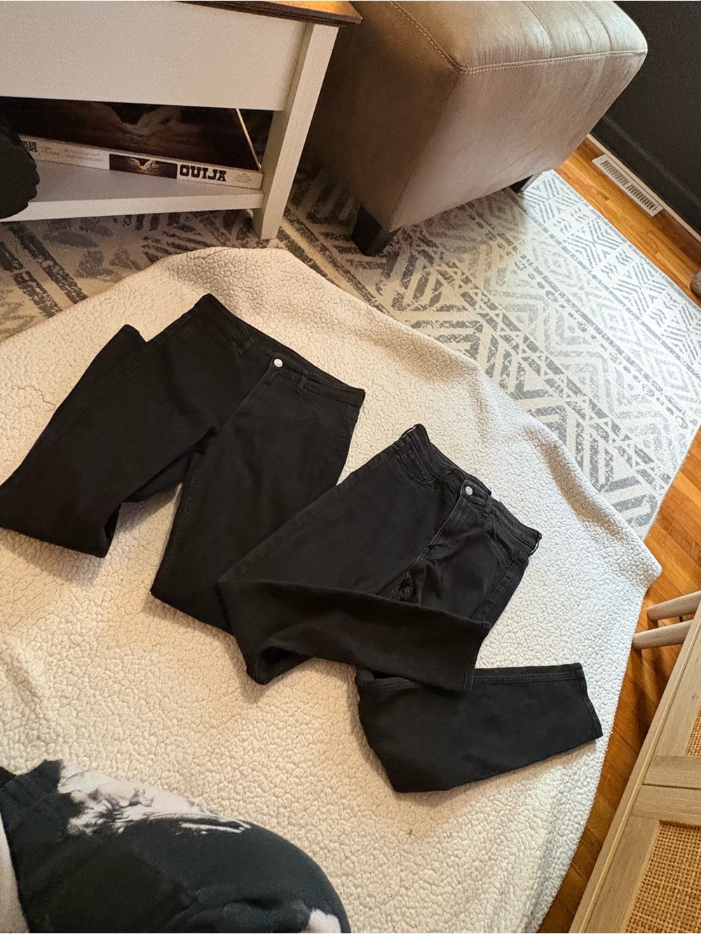 2 pairs of Black H&M Jegging Denim Jeans - Set of 2 high waist